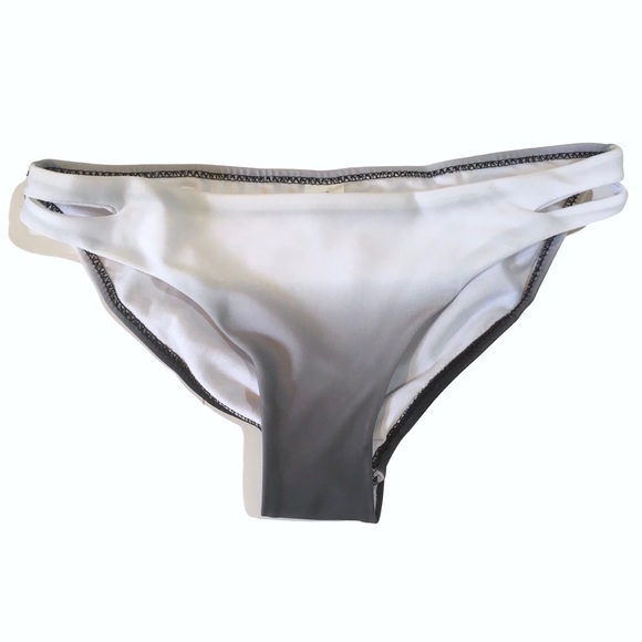 Ombré Fringe Convertible Bandeau Cutout Bikini - Picture 6 of 6